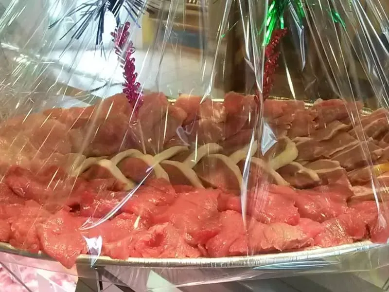 plateau de viandes crues